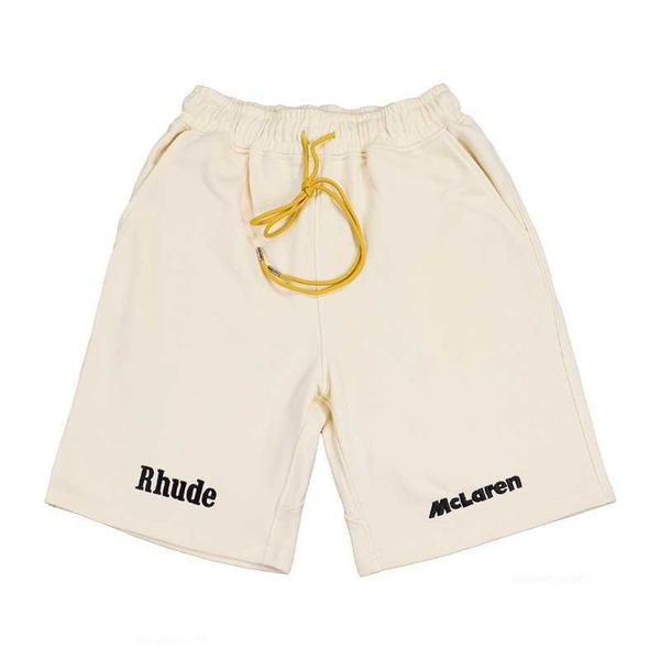 rhude x mclaren shorts summer high street embroidery loose sports pants trend, White;black
rhude x mclaren shorts summer high street embroidery loose sports pants trend, White;black