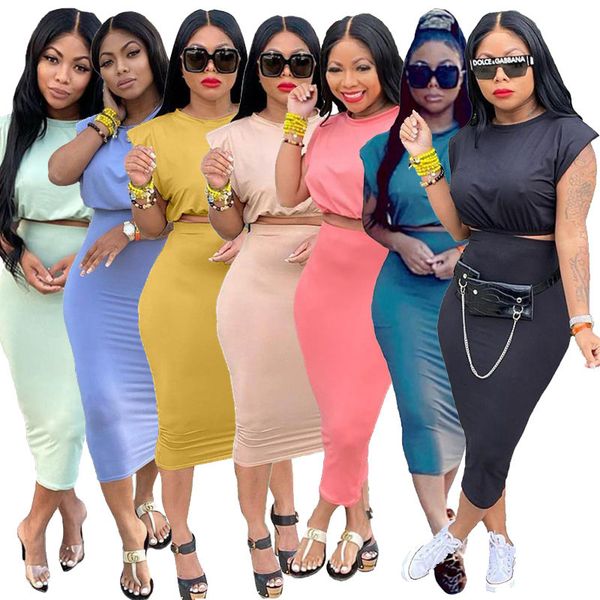two piece dress summer set women clothing wholesale crop and sets bodycon drop 230302, White
two piece dress summer set women clothing wholesale crop and sets bodycon drop 230302, White