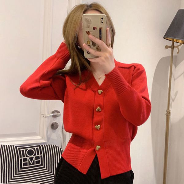 women's knits tees women sweaters knitted cardigan korean fashion cute heart buttons chic elegant casual slim long sleeve sweater 2303, White
women's knits tees women sweaters knitted cardigan korean fashion cute heart buttons chic elegant casual slim long sleeve sweater 2303, White