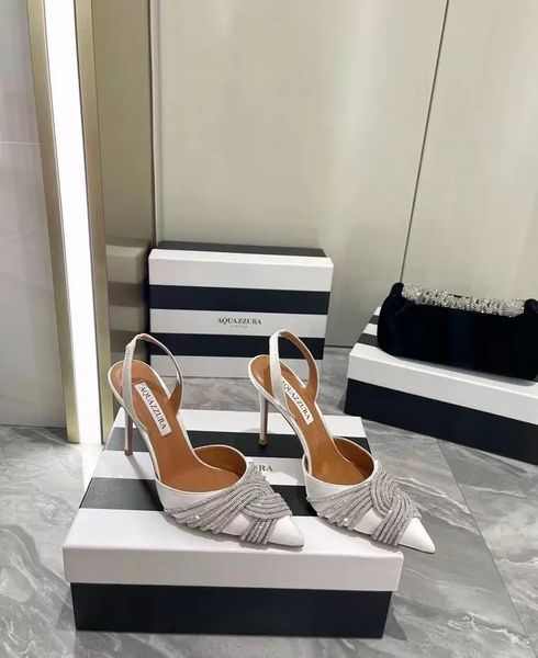 quality aquazzura rs heels womens sandals heels crysta buckle party wedding dress shoes heel back strap leather sole sandal 4bj0, Black
quality aquazzura rs heels womens sandals heels crysta buckle party wedding dress shoes heel back strap leather sole sandal 4bj0, Black