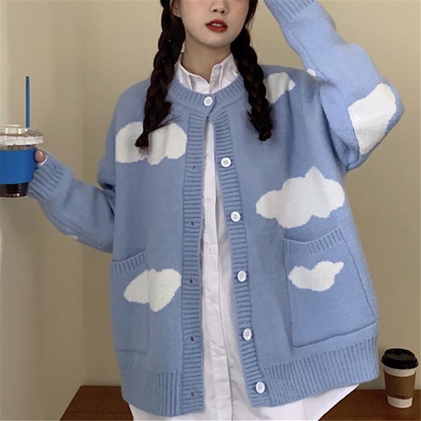 women's knits tees cloud blue women sweet cardigan winter autumn o-neck button long sleeve school girl preppy style knit coat jacket st, White
women's knits tees cloud blue women sweet cardigan winter autumn o-neck button long sleeve school girl preppy style knit coat jacket st, White