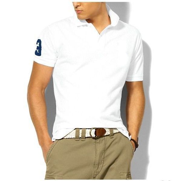 new brand classic big horse solid short sleeve summer 100% cotton men's polo t-shirt, White;black
new brand classic big horse solid short sleeve summer 100% cotton men's polo t-shirt, White;black