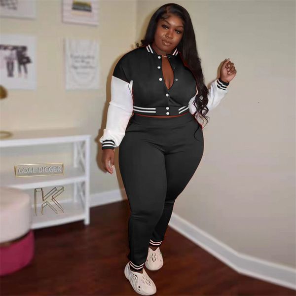 womens plus size pants tracksuit women sets sports long sleeve baseball jacket and 2 piece suit winter outfits wholesale drop 230302, Black
womens plus size pants tracksuit women sets sports long sleeve baseball jacket and 2 piece suit winter outfits wholesale drop 230302, Black