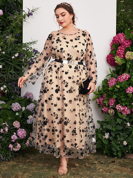 plus size dresses plus size womens dress large round neck printed long sleeve loose dress fashion elegant casual robe female clothes 230302, Black
plus size dresses plus size womens dress large round neck printed long sleeve loose dress fashion elegant casual robe female clothes 230302, Black