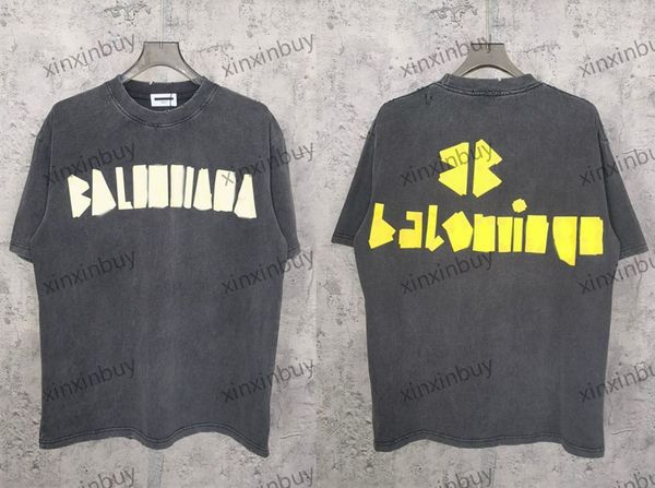 xinxinbuy men designer tee t shirt 23ss paris tape patch letters short sleeve cotton women white black brown grey xs-2xl
xinxinbuy men designer tee t shirt 23ss paris tape patch letters short sleeve cotton women white black brown grey xs-2xl