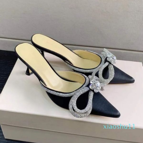 mach slippers satin bow pumps crystal embellished evening shoes 6.5cm stiletto heels sandals women medium luxury designers ankle strap dress, Black
mach slippers satin bow pumps crystal embellished evening shoes 6.5cm stiletto heels sandals women medium luxury designers ankle strap dress, Black