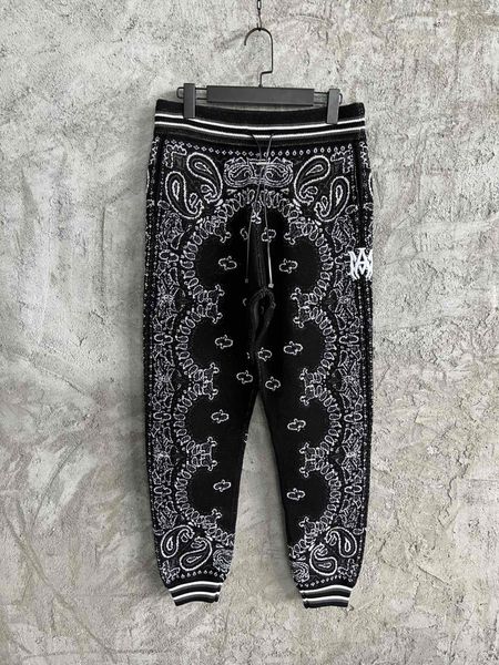 autumn and winter new brand designer pants knitted material elastic waist pants fashion embroidered mens pants, Black
autumn and winter new brand designer pants knitted material elastic waist pants fashion embroidered mens pants, Black
