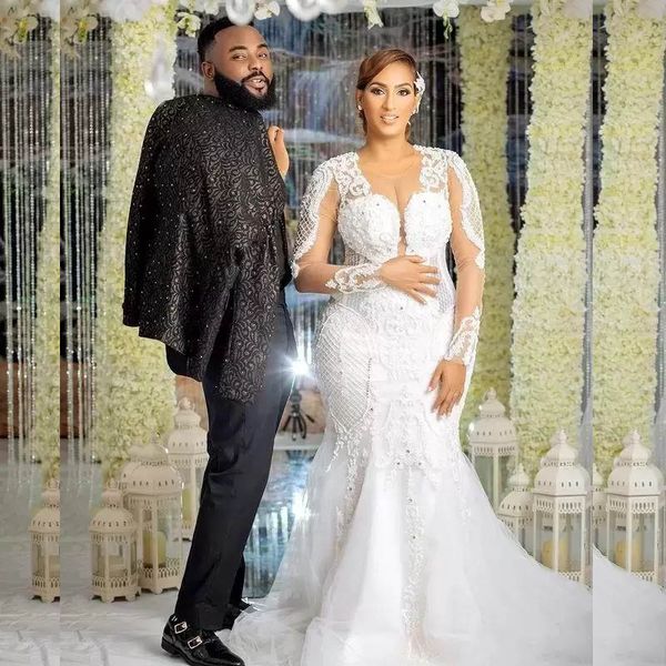 plus size muslim long sleeve beads mermaid wedding dress boutique appliques sheer asos bridal dresses illusion bodice mermaid wedding gowns, White
plus size muslim long sleeve beads mermaid wedding dress boutique appliques sheer asos bridal dresses illusion bodice mermaid wedding gowns, White