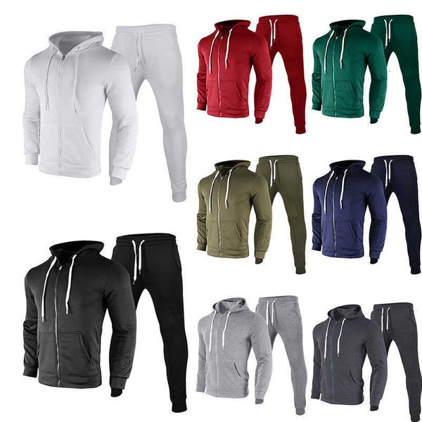 men's clothing autumn and winter new sports sweater suit solid color plush fashion casual, Black
men's clothing autumn and winter new sports sweater suit solid color plush fashion casual, Black
