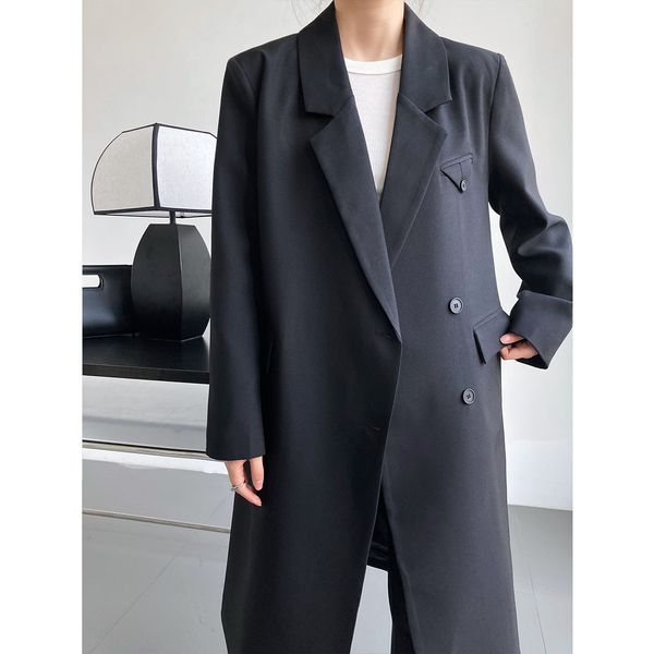 women's suits blazers spring clothing temperament over the knee mid-length suit jacket women's high-end design korean suit 230302, White;black
women's suits blazers spring clothing temperament over the knee mid-length suit jacket women's high-end design korean suit 230302, White;black
