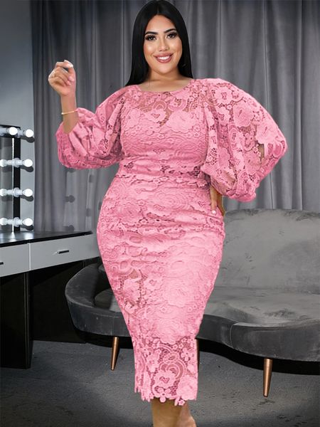plus size dresses size evening 4xl o neck lace lantern sleeve hollow out patchwork white pink gowns for ladies event cocktail outfits 230302, Black
plus size dresses size evening 4xl o neck lace lantern sleeve hollow out patchwork white pink gowns for ladies event cocktail outfits 230302, Black