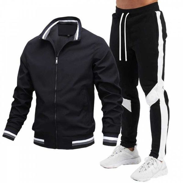 men's clothing 2023 spring and autumn street running youth jacket with printed pants set can be customized, Black
men's clothing 2023 spring and autumn street running youth jacket with printed pants set can be customized, Black