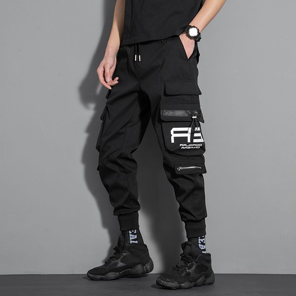 mens pants streetwear harem side pockets anklelength men fashion cargo trousers harajuku joggers 230301, Black
mens pants streetwear harem side pockets anklelength men fashion cargo trousers harajuku joggers 230301, Black