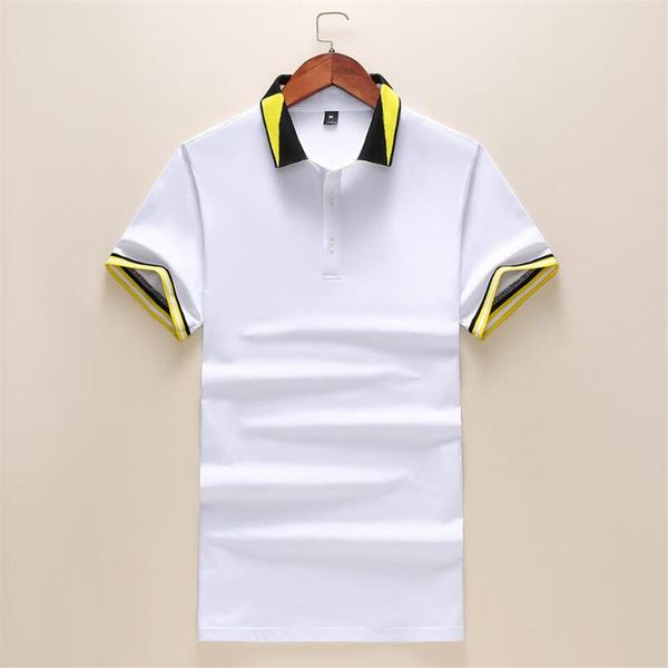 fashion summer mens short sleeve polos shirts cotton solid color mens lapel polos casual slim mens 238w, White;black
fashion summer mens short sleeve polos shirts cotton solid color mens lapel polos casual slim mens 238w, White;black