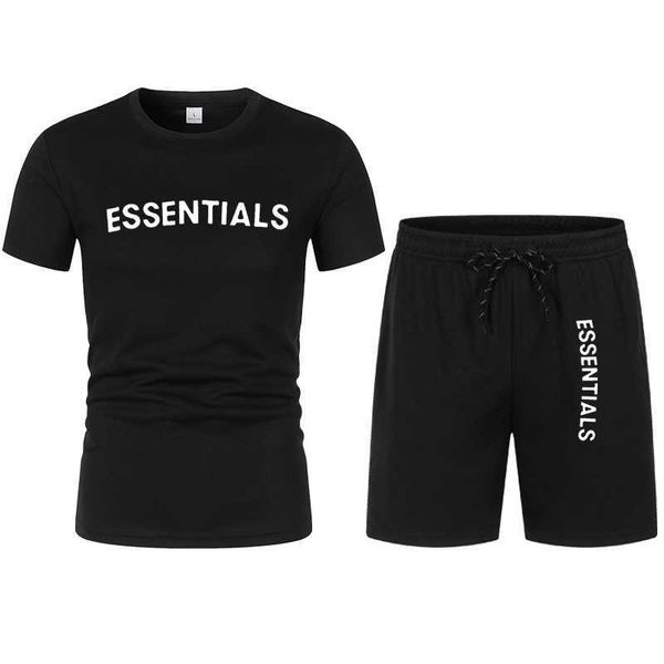 men's clothing 2023 summer leisure new fashion print t-shirt sweatpants two-piece sports set, Black
men's clothing 2023 summer leisure new fashion print t-shirt sweatpants two-piece sports set, Black
