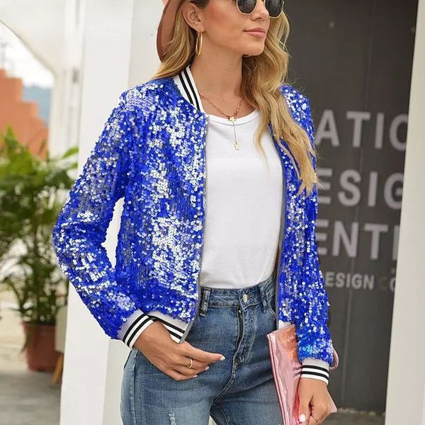 womens jackets fashion ladies elegant sequins color block sequin jacket coat women short casual street cardigan female 230302, Black;brown
womens jackets fashion ladies elegant sequins color block sequin jacket coat women short casual street cardigan female 230302, Black;brown