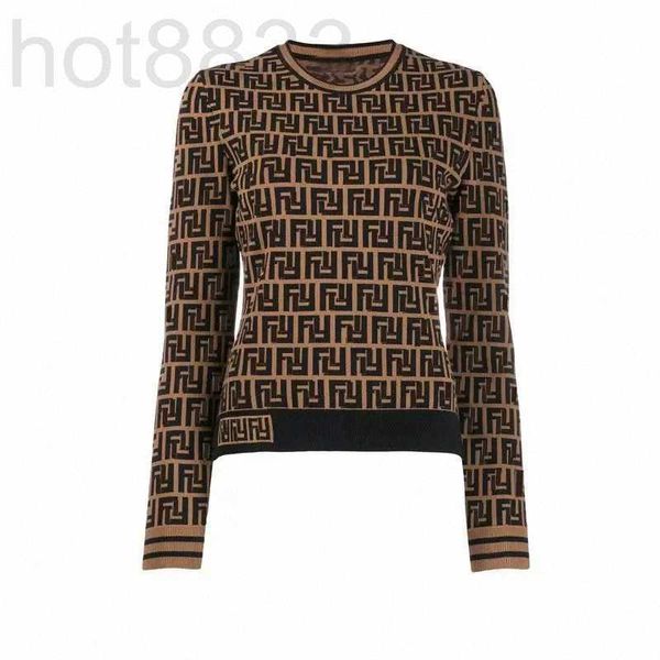 

women's sweaters designer womens round neck striped fashion long sleeve women high end jacquard cardigan knitting woman knit pullover u, White;black
