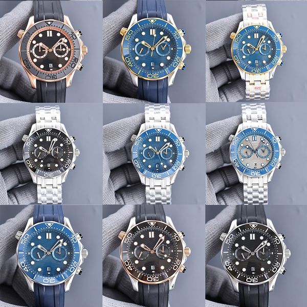 

Top Free 41MM Luxury Automatic Mechanical Outdoor Mens Watches Watch Black Dial With Stainless Steel Bracelet Rotatable Bezel Transparent Case lb, 17