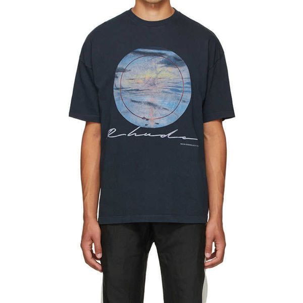 rhude sunset print high street loose meichao brand loose signature round neck short sleeve t-shirt, White;black
rhude sunset print high street loose meichao brand loose signature round neck short sleeve t-shirt, White;black