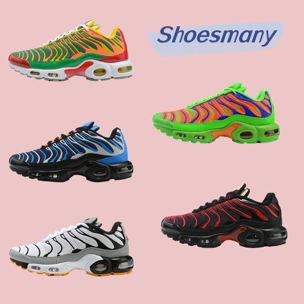 designer tn plus mens running shoes men sports sneakers trainers shoe green orange blue volt gym red neon triple black 604133-050 da1472-300
designer tn plus mens running shoes men sports sneakers trainers shoe green orange blue volt gym red neon triple black 604133-050 da1472-300