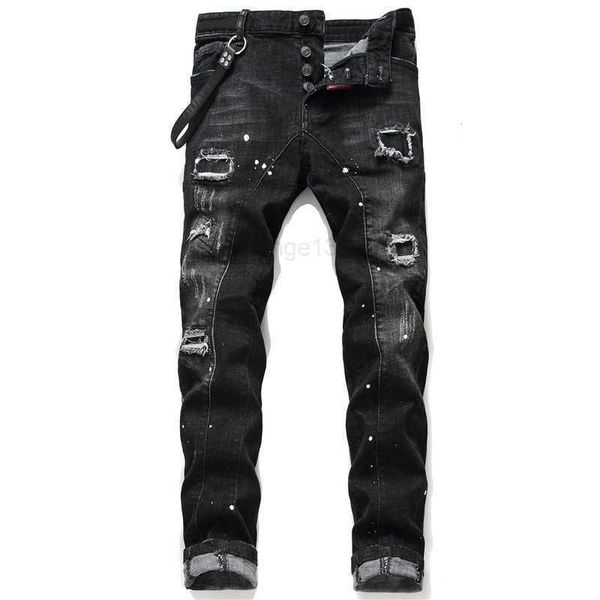 mens jeans jean hip hop pants street trend zipper chain decoration ripped stretch black fashion slim fit washed motocycle denim panelledgbqq, Blue
mens jeans jean hip hop pants street trend zipper chain decoration ripped stretch black fashion slim fit washed motocycle denim panelledgbqq, Blue