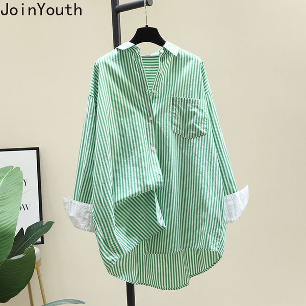 women's blouses shirts joinyouth fashion striped blouse women casual korean oversized shirts streetwear long sleeve blusas mujer de mo, White
women's blouses shirts joinyouth fashion striped blouse women casual korean oversized shirts streetwear long sleeve blusas mujer de mo, White