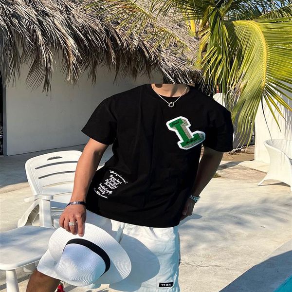 2022 100% cotton designer men's short sleeve t-shirt crystal t-shirt summer basic solid print alphabet dollar skateboard casu290a, White;black
2022 100% cotton designer men's short sleeve t-shirt crystal t-shirt summer basic solid print alphabet dollar skateboard casu290a, White;black