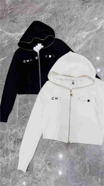 designer xiaoxiangjia 23 early spring heavy industry zipper hooded knitted cardigan 3jlw, White
designer xiaoxiangjia 23 early spring heavy industry zipper hooded knitted cardigan 3jlw, White