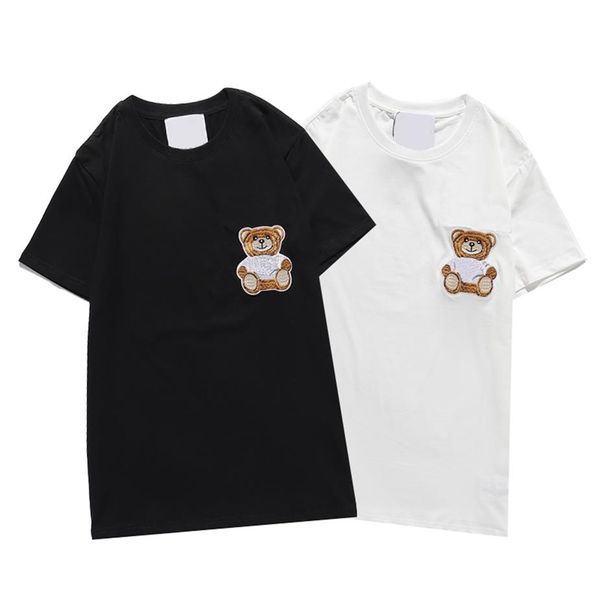 mens graphic t shirts summer tshirt men women luxurys designers t shirt men 2021 fashion bear embroidery short sleeve t-shirt 2105278a, White;black
mens graphic t shirts summer tshirt men women luxurys designers t shirt men 2021 fashion bear embroidery short sleeve t-shirt 2105278a, White;black