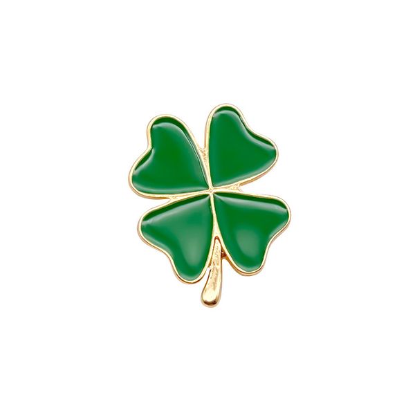 cartoon clover brooches plant badge gold plated oil dripping alloy anti-glare pins student clothes accessories, Gray
cartoon clover brooches plant badge gold plated oil dripping alloy anti-glare pins student clothes accessories, Gray