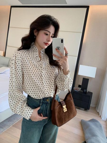 womens and blouses dot office shirt blusas mujer de moda long sleeve women shirts clothes 230302, White
womens and blouses dot office shirt blusas mujer de moda long sleeve women shirts clothes 230302, White