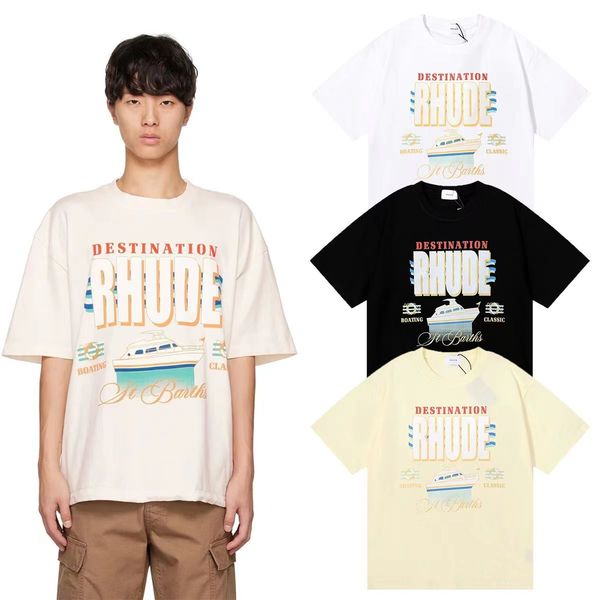 2023s summer mens t-shirts womens luxury tide brand rhude designers for men letter polos embroidery tshirts clothing short sleeved, White;black
2023s summer mens t-shirts womens luxury tide brand rhude designers for men letter polos embroidery tshirts clothing short sleeved, White;black