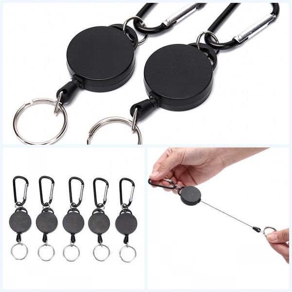 key rings 1pc stretchable wire rope key chain badge reel retractable anti lost ski pass id card holder key ring steel cord for men r230301, Slivery;golden
key rings 1pc stretchable wire rope key chain badge reel retractable anti lost ski pass id card holder key ring steel cord for men r230301, Slivery;golden