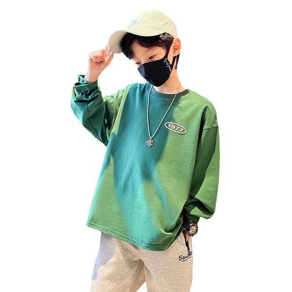 boys' spring wear long-sleeved t-shirt pure cotton spring and autumn 2023 new thin fried street chil1en's bottom shirt spring big, Blue
boys' spring wear long-sleeved t-shirt pure cotton spring and autumn 2023 new thin fried street chil1en's bottom shirt spring big, Blue