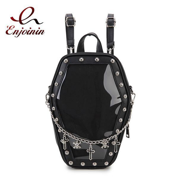 school bags coffin shaped backpack for young girls women shoulder small travel japanese ita purse pin display with insert 230302
school bags coffin shaped backpack for young girls women shoulder small travel japanese ita purse pin display with insert 230302
