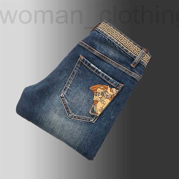 men's jeans designer nostalgic washed men's jeans embroidered beautiful autumn and winter slightly elastic slim pants 880 kxfg, Blue
men's jeans designer nostalgic washed men's jeans embroidered beautiful autumn and winter slightly elastic slim pants 880 kxfg, Blue