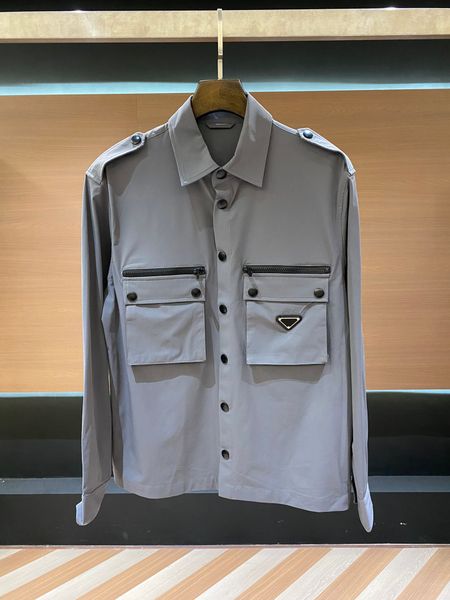 spring and autumn mens cargo jacket fashion pocket stitching single breasted design comfortable stretch material luxury brand designer thin, Black;brown
spring and autumn mens cargo jacket fashion pocket stitching single breasted design comfortable stretch material luxury brand designer thin, Black;brown
