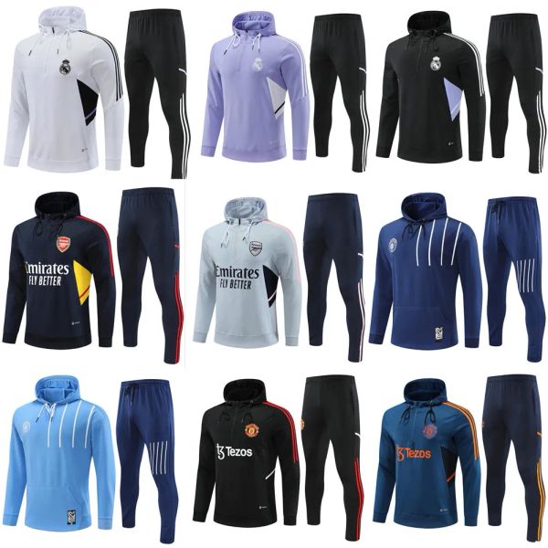 hooded soccer tracksuits sets real madrids uniteds tracksuit set arsen men and kids city chandal futbol survetement madrides training suit s, Black
hooded soccer tracksuits sets real madrids uniteds tracksuit set arsen men and kids city chandal futbol survetement madrides training suit s, Black