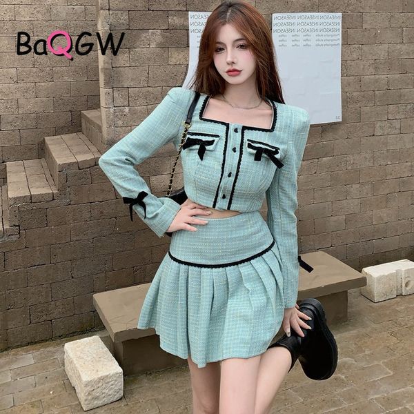 two piece dress baqgw sweet girl bow patchwork suit women's autumn fashion long sleeve coat high waist pleated skirt celebrity outfits, White
two piece dress baqgw sweet girl bow patchwork suit women's autumn fashion long sleeve coat high waist pleated skirt celebrity outfits, White