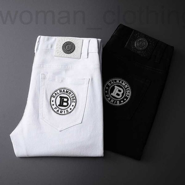 men's jeans designer white jeans men's spring and autumn embroidery small feet slimming net red wash business trousers black a9bs, Blue
men's jeans designer white jeans men's spring and autumn embroidery small feet slimming net red wash business trousers black a9bs, Blue