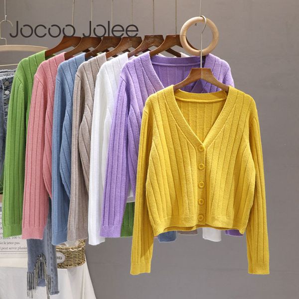women's knits tees jocoo jolee elegant v neck cardigan korean ribbed solid color sweater coat casual single breasted knitted blouse jac, White
women's knits tees jocoo jolee elegant v neck cardigan korean ribbed solid color sweater coat casual single breasted knitted blouse jac, White