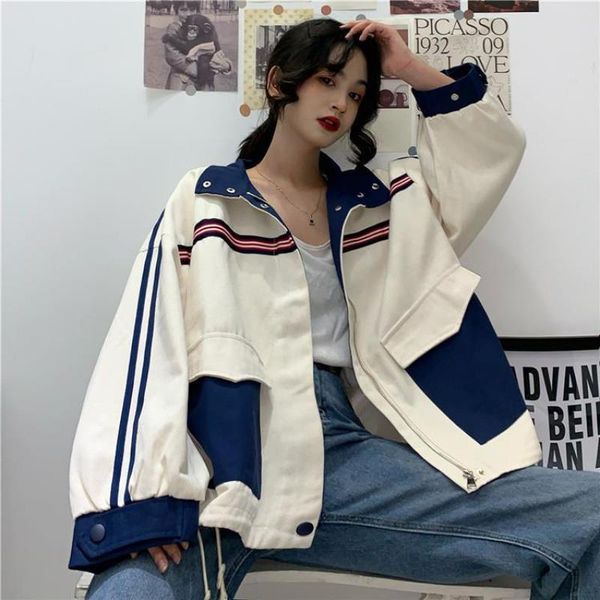 womens jackets deeptown american vintage jacket korean clothes women oversize safari style couple casual allmatch outwear fashion coat 23030, Black;brown
womens jackets deeptown american vintage jacket korean clothes women oversize safari style couple casual allmatch outwear fashion coat 23030, Black;brown