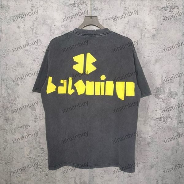 xinxinbuy men designer tee t shirt 23ss paris tape patch letters short sleeve cotton women white black brown grey xs-l
xinxinbuy men designer tee t shirt 23ss paris tape patch letters short sleeve cotton women white black brown grey xs-l