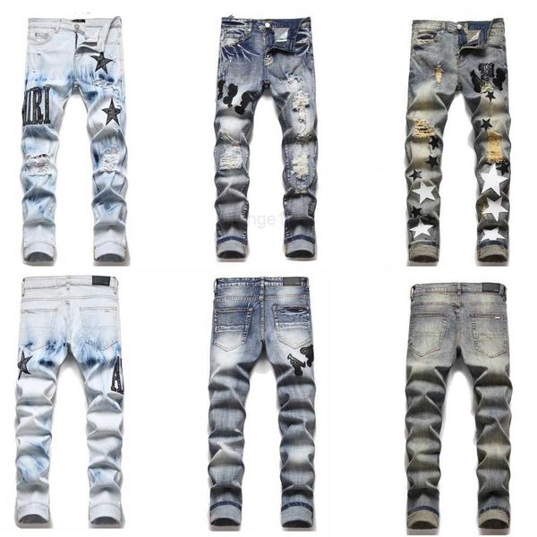 men's jeans european jean broken hombre letter star men embroidery patchwork ripped for trend brand motorcycle pant mens skinnysurfsurf, Blue
men's jeans european jean broken hombre letter star men embroidery patchwork ripped for trend brand motorcycle pant mens skinnysurfsurf, Blue
