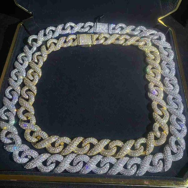 yss jewelry 925 silver hip hop jewelry 15mm gold plated infinity prong cuban link chain
yss jewelry 925 silver hip hop jewelry 15mm gold plated infinity prong cuban link chain