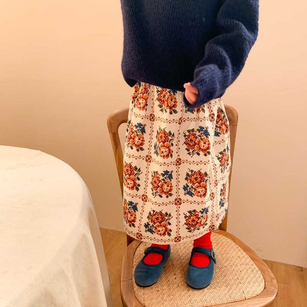 skirts 2021 spring new fashion floral print skirts kids girls retro casual skirt 1-7y t230301, Blue
skirts 2021 spring new fashion floral print skirts kids girls retro casual skirt 1-7y t230301, Blue