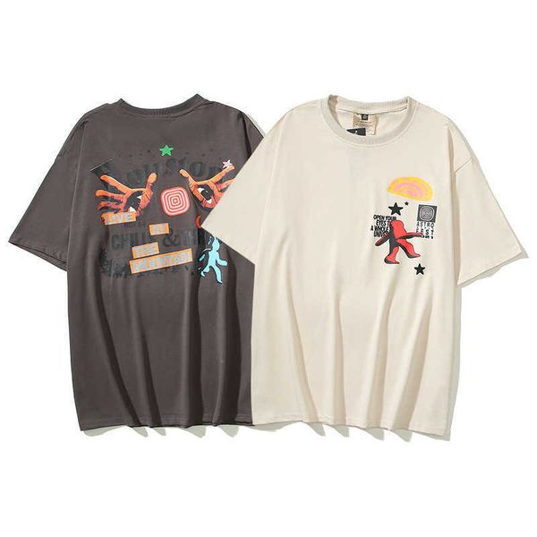 men's t-shirts travisscott abstract spoof palm eye funny print old loose round neck short sleeve t-shirt, White;black
men's t-shirts travisscott abstract spoof palm eye funny print old loose round neck short sleeve t-shirt, White;black