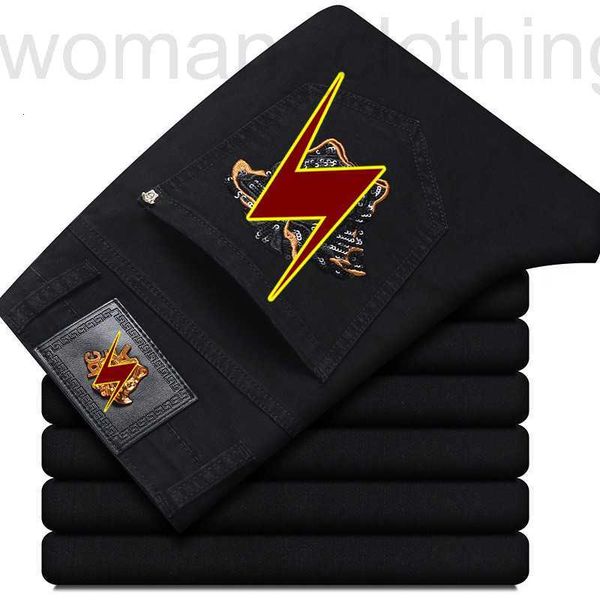 men's jeans designer new style personalized embroidered jeans in spring and summer men's slim pants with small feet thin men 16mo, Blue
men's jeans designer new style personalized embroidered jeans in spring and summer men's slim pants with small feet thin men 16mo, Blue