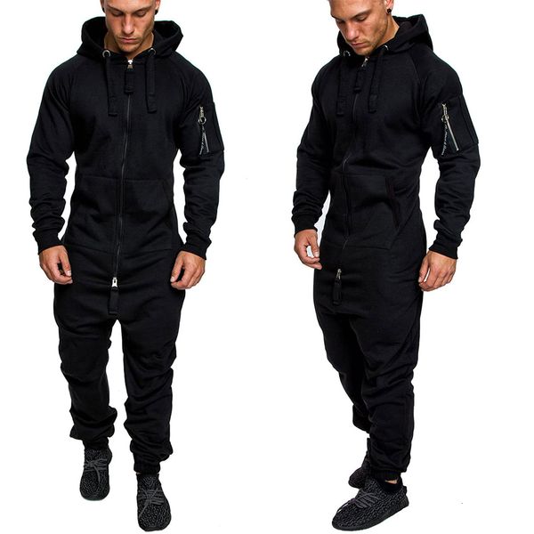 men's tracksuits men's hooded jumpsuit autumn camouflage long sleeve zipper rompers fashion fitting casual sports fitness clothes, Gray
men's tracksuits men's hooded jumpsuit autumn camouflage long sleeve zipper rompers fashion fitting casual sports fitness clothes, Gray