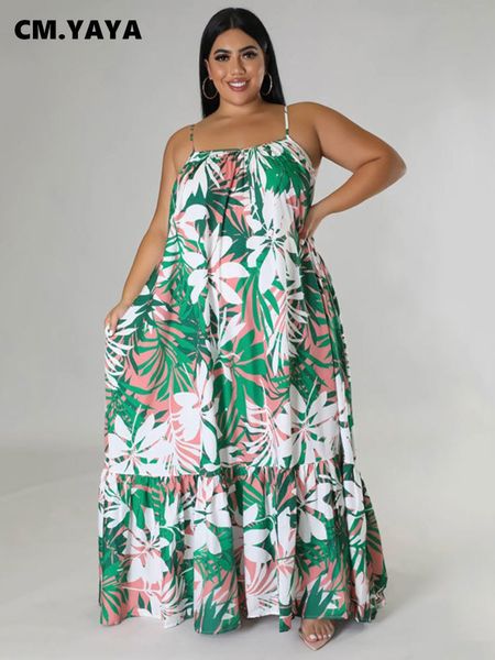 plus size dresses cmyaya women plus size autumn spaghetti strap ruffles hem loose maxi long floral leaf print dresses fashion party slim dre, Black
plus size dresses cmyaya women plus size autumn spaghetti strap ruffles hem loose maxi long floral leaf print dresses fashion party slim dre, Black